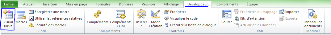 Comment accéder à la fenêtre de programmation