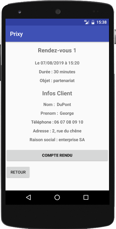 info RDV
