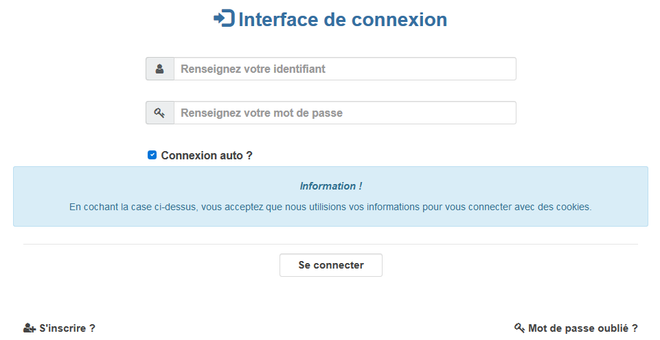 connexion